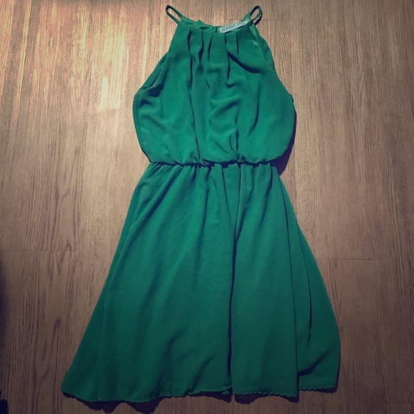 Francesca's Collections Dresses & Skirts - Green flowy dress