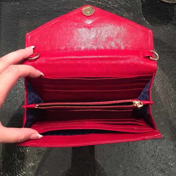 Rebecca minkoff red clutch - Picture 2 of 4