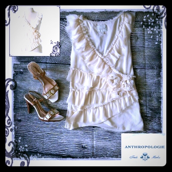 Anthropologie Tops - NWOT Anthropologie Deletta Rosetta Top, S/M