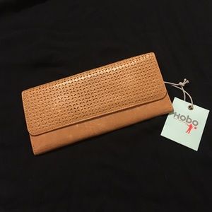 Hobo Eyelet Leather Wallet