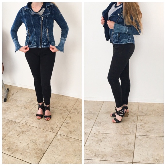 Acid Handsand Stretchy Jean Moto - Picture 3 of 8