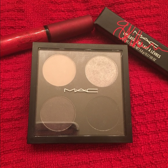 Mac pallet and Viva Glam Rihanna lip gloss