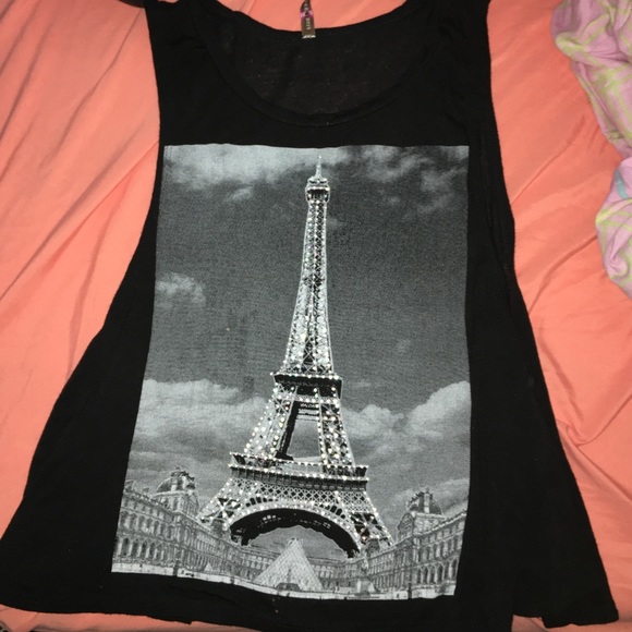 Eiffel Tower muscle tee