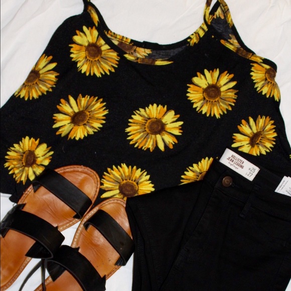 Sunflower Crop Top