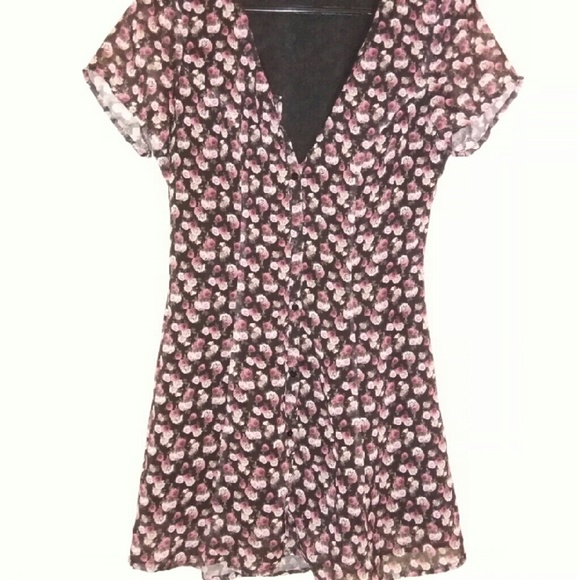 Grunge button down dress