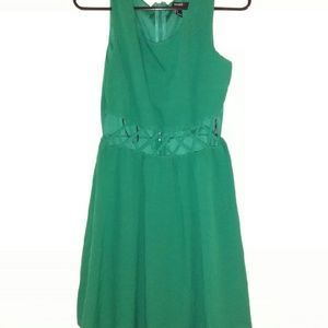 Cut out mid drift dress