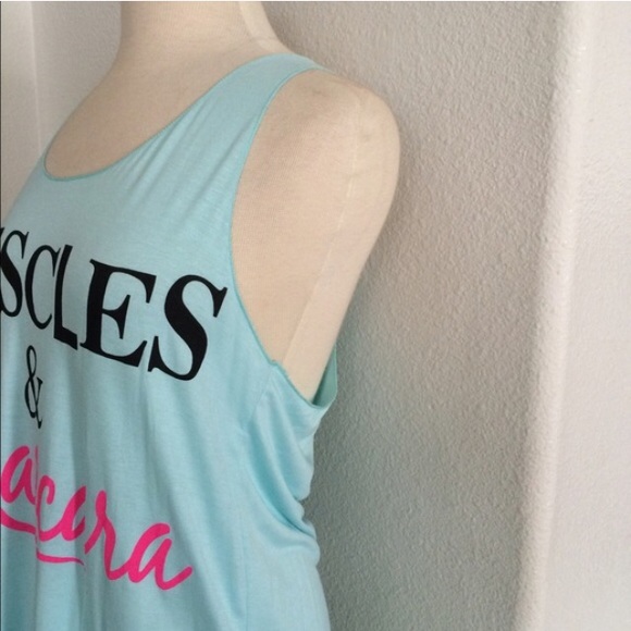 FINAL💲Muscles/ mascara tank - Picture 2 of 3