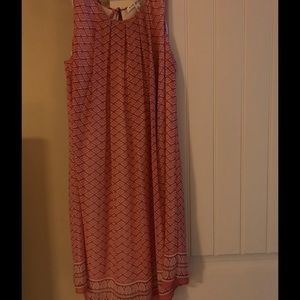 Sleeveless sheath sundress