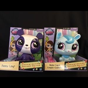 littles pet shop decorate your pet bundle of 2