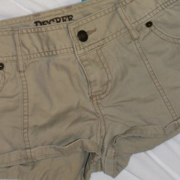 Khaki Military Shorts