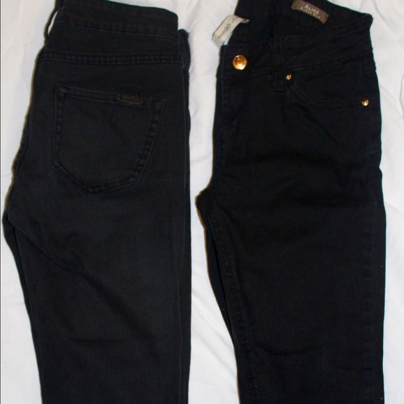 MNG Super Slim Black Jeans