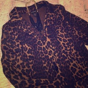 Leopard Print Blazer