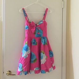 Abercrombie & Fitch pink floral sundress
