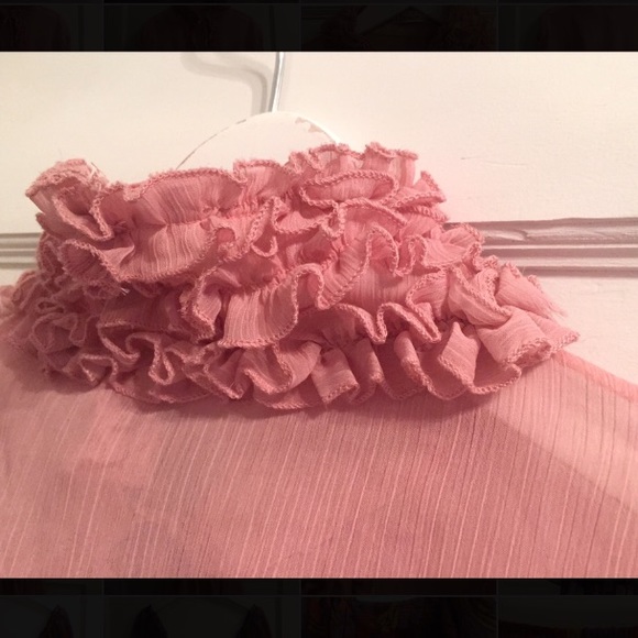 CARTAGO Sheer Ruffled Blouse - Picture 4 of 4
