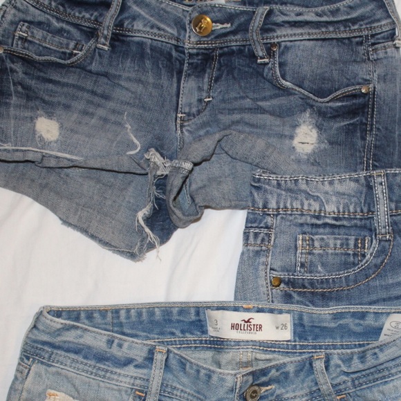 Decree Denim Ripped Shorts