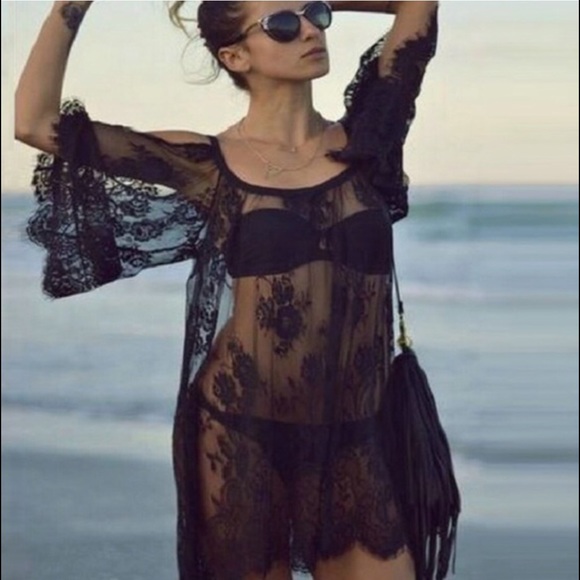 Other - Sheer laced coverup