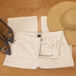 WHBM White Jean • Size 12R • Flare Leg