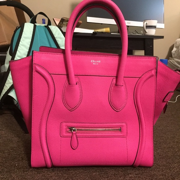 Beautiful Fluo Pink Celine bag