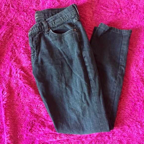 Skinny Leg Hudson Black Jean - Picture 1 of 2