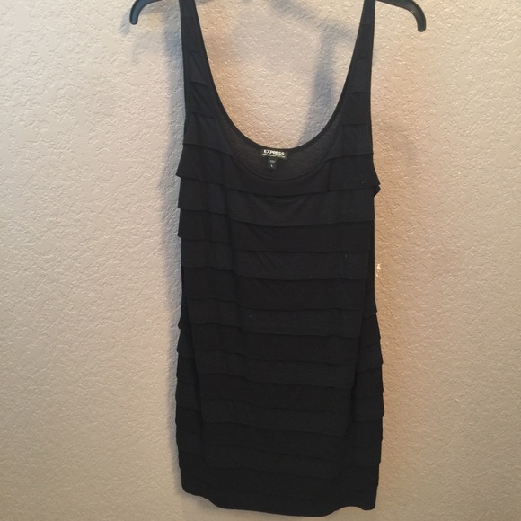 Black casual dress