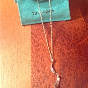 Tiffany and Co Frank Gehry Spiral design necklace