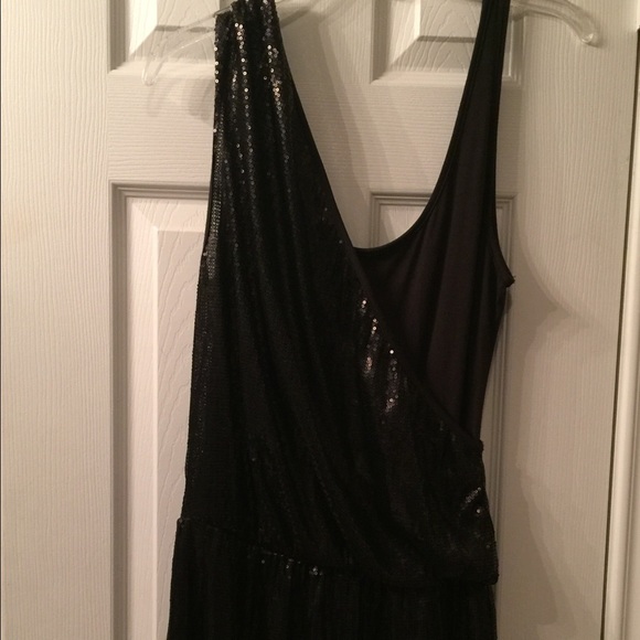 Sequin black dress