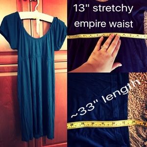 Navy blue H&M short-sleeves dress