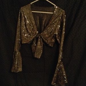 GREAT FOR HALLOWEEN-Shrug Type Top