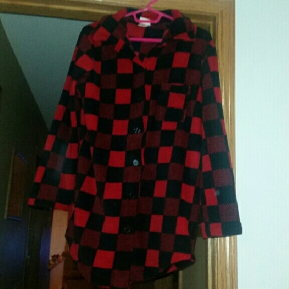 Charlotte Russe Oversized Flannel