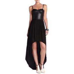 BCBG Leandra black bustier dress XS