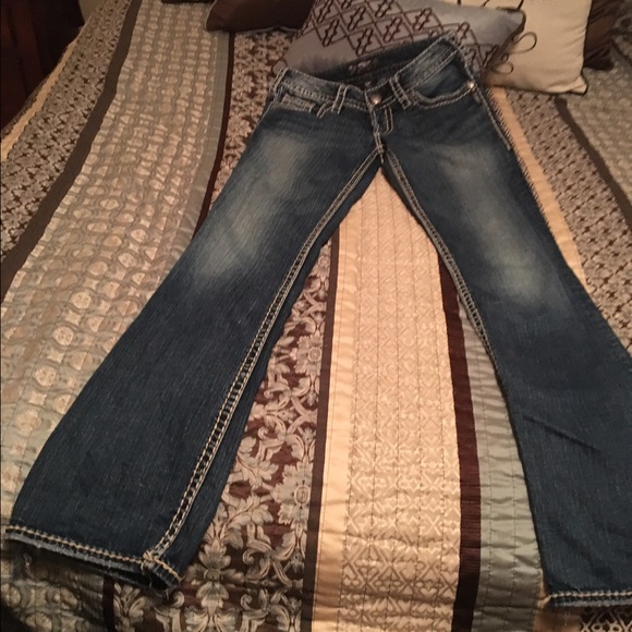 Silver jeans. Tuesday 27 waist 33 length.