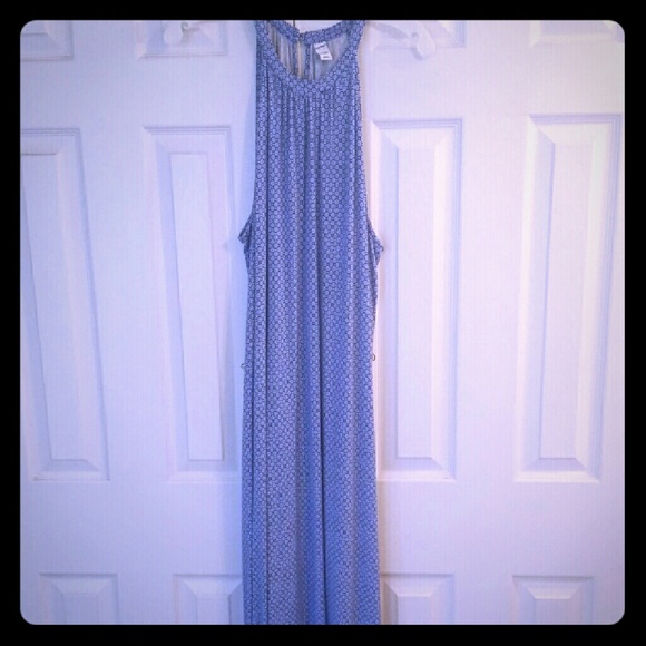 Blue with white daisies maxi by Old Navy