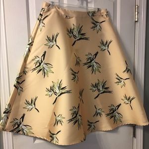 Forever 21 Floral Midi Skirt