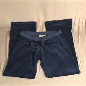 Juicy Couture velour wide-leg sweats size L