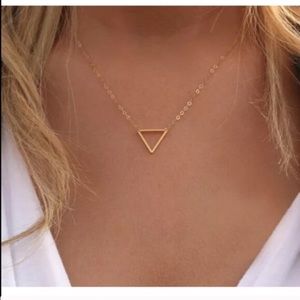 🔼 triangle necklace