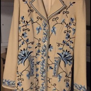 Vintage JLO embroidered statement  garment