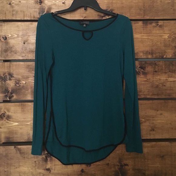 Teal long sleeve Limited cotton shirt