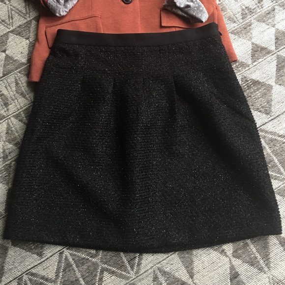 Ann Taylor sparkling black skirt