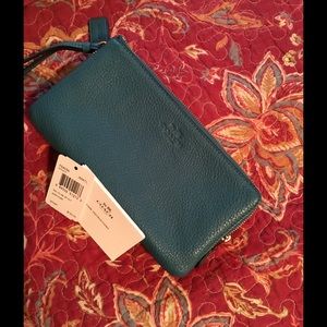Coach two pocket wristlets
