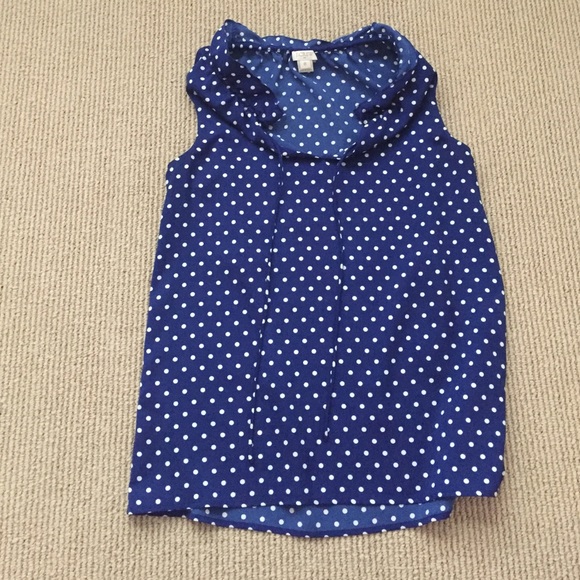 J crew ruffled collar dress blouse shirt
