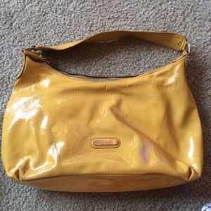 Cole Haan patent leather shoulder bag