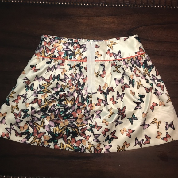 Ted Baker London Butterfly Silk Skirt - Picture 3 of 4