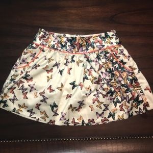 Ted Baker London Butterfly Silk Skirt