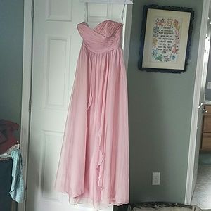 Misty Pink Never Worn Full Length Dress