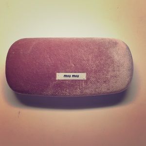 MIU MIU GLASSES CASE