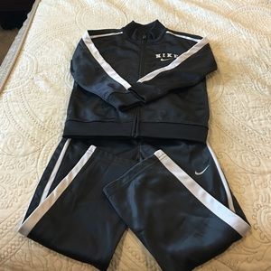 Nike running suit.