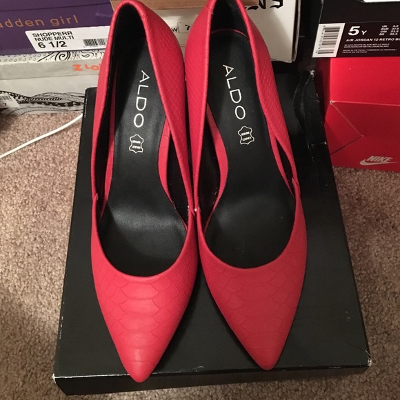 Red ALDO Pumps