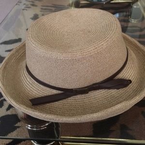 Nine West Packable Straw Hat