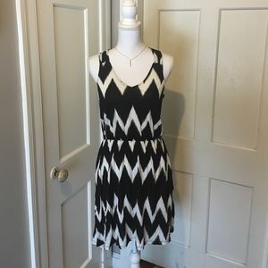 H&M Coverup dress. Black and white