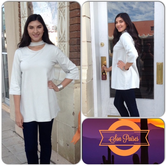 Gray Choker Top-Host Pick! LAST ONE - Picture 3 of 3